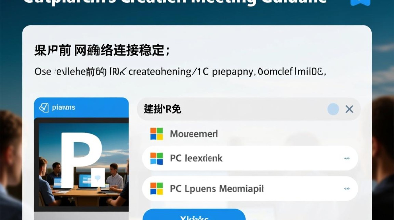 PC客户端创建会议时，有哪些实用技巧和注意事项？