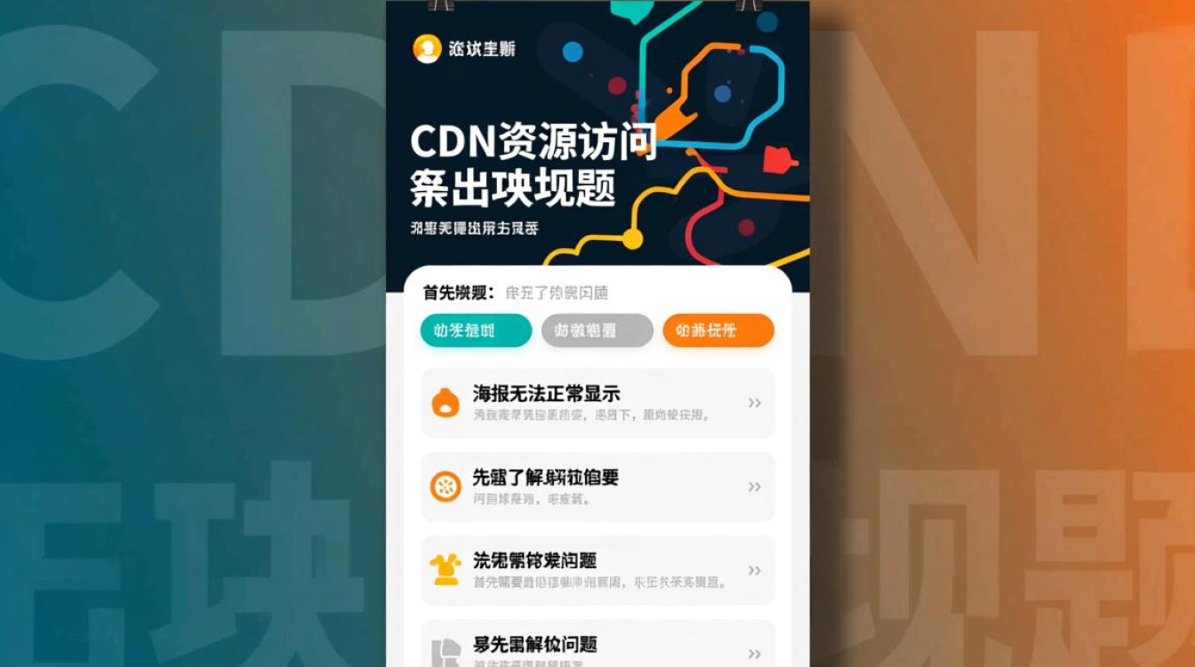 海报cdn资源访问故障，有哪些快速恢复策略可行？