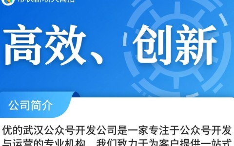 武汉公众号开发公司‘优’究竟有何独特优势，值得信赖？