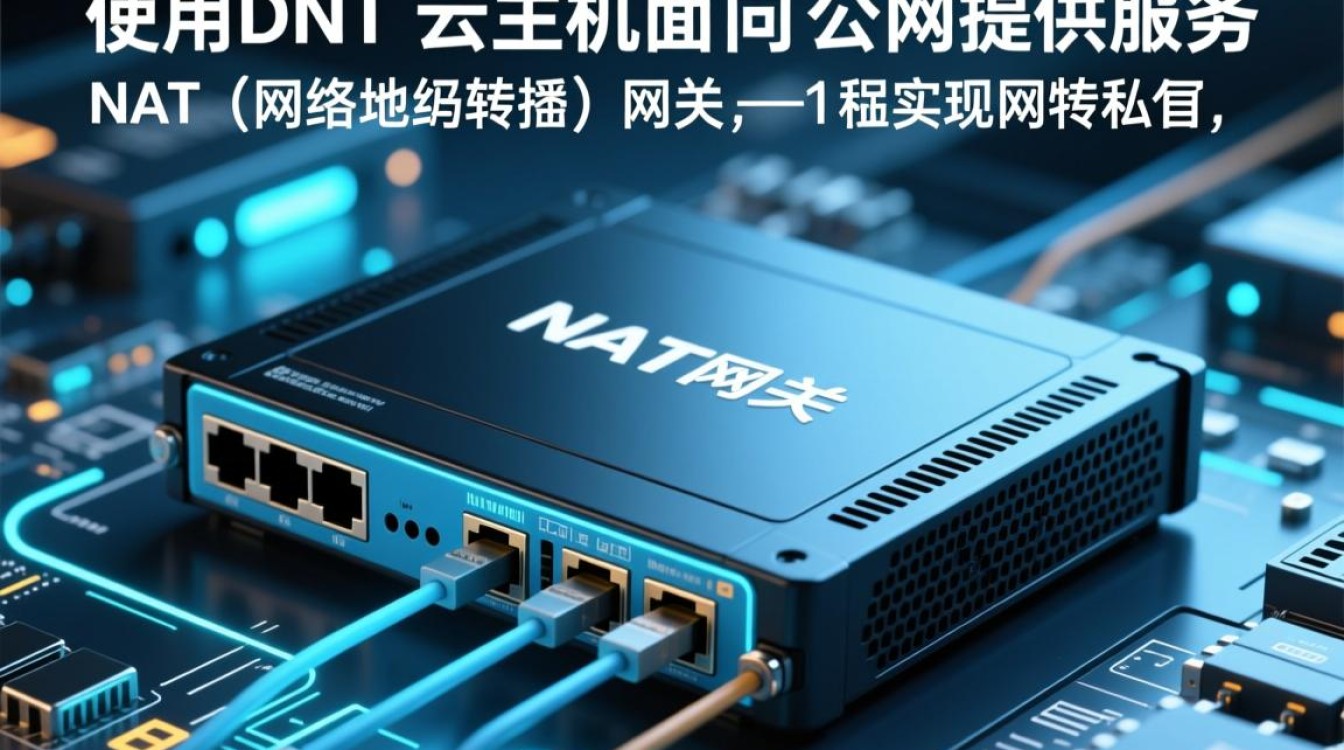NAT网关DNAT配置如何确保云主机安全高效面向公网服务？