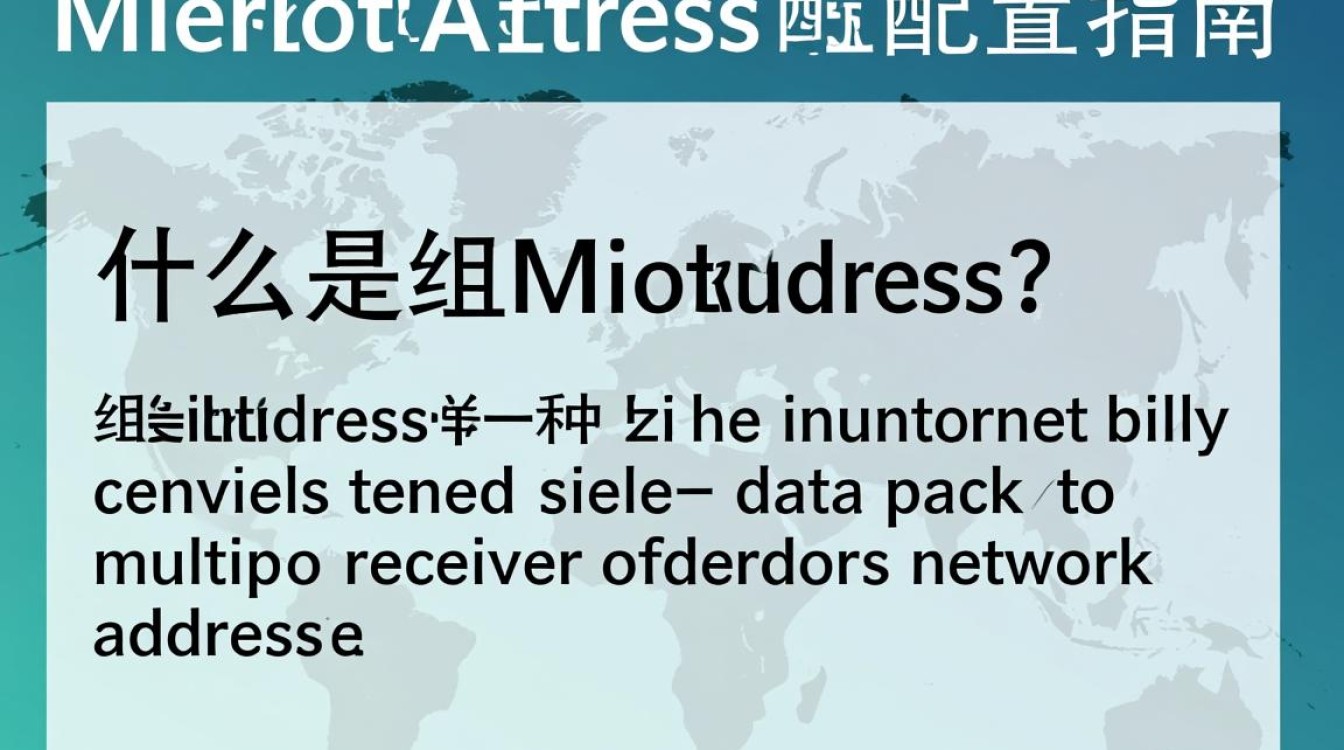 组播地址配置有哪些关键点？如何确保网络组播传输的稳定性？