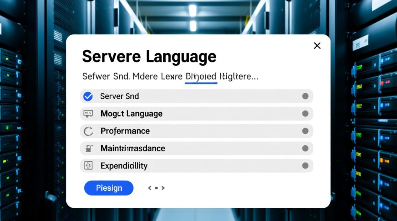 服务器语言选择界面如何根据用户偏好自动适配默认语言? 服务器语言选择界面如何根据用户偏好自动适配默认语言?