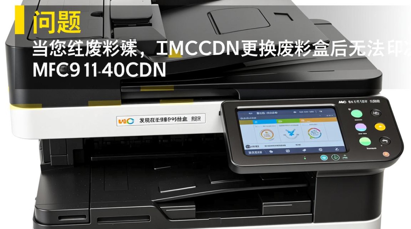 MFC9140CDN更换废粉盒后为何无法打印？故障排查指南？