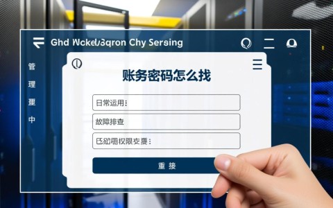 服务器账号密码忘记了怎么找回？