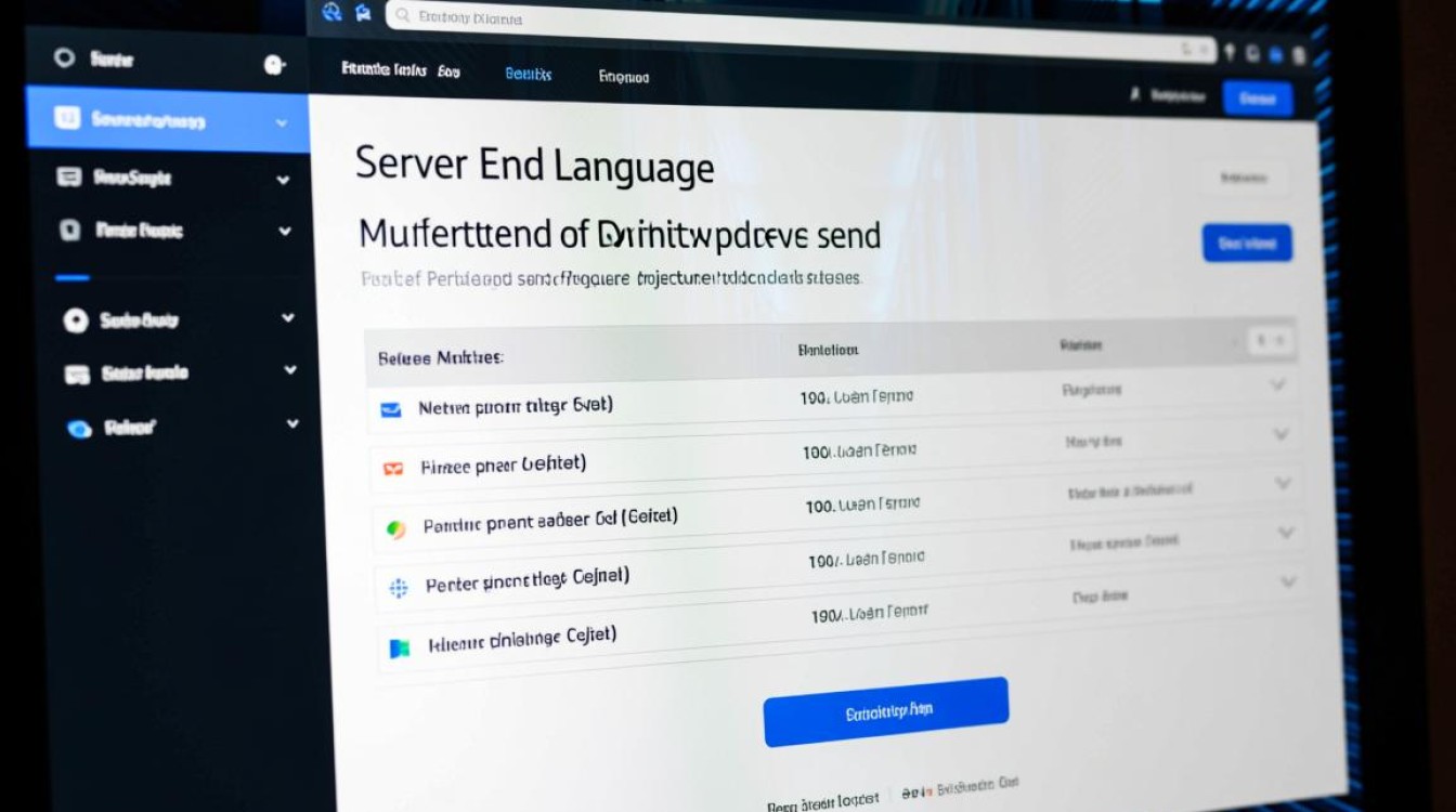 服务器语言选择界面，哪种语言最适合新手开发者？
