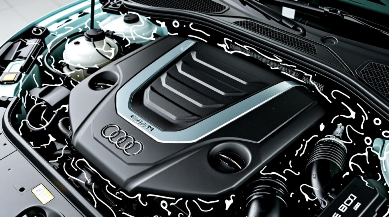 奥迪A5 CDN发动机罩盖拆装步骤详解，有何技巧与注意事项？