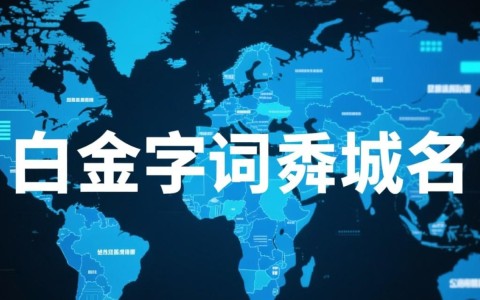 白金词域名究竟有何独特之处，能为网站带来哪些优势？