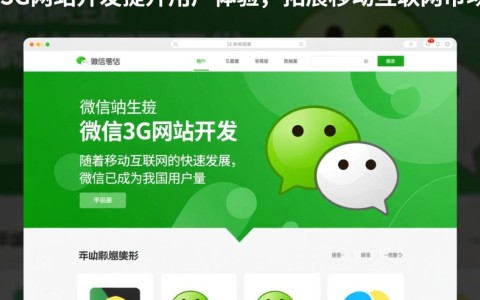 微信3g网站开发，如何实现高效跨平台用户体验，有哪些关键技术？