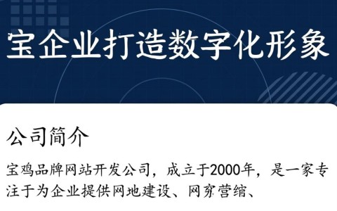 宝鸡品牌网站开发公司如何选择专业可靠的服务商？