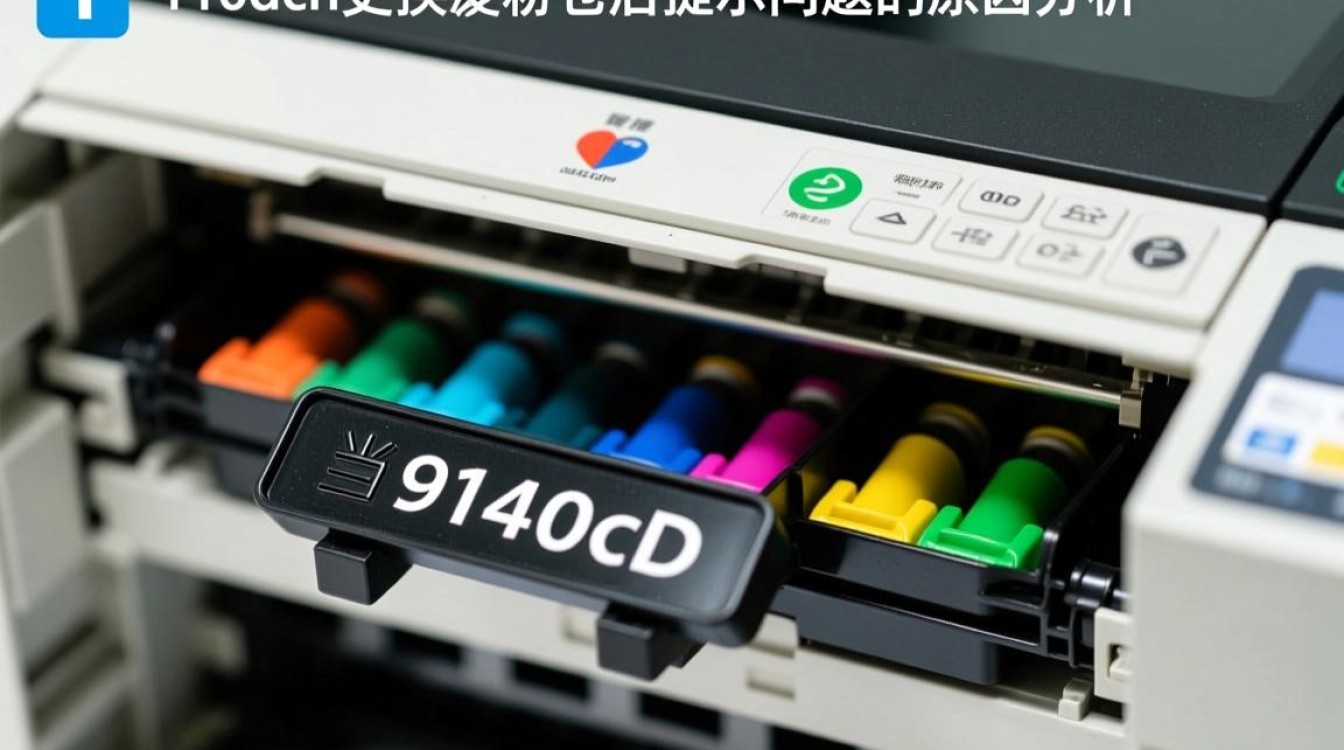 9140cdn更换废粉仓后为何仍提示错误？