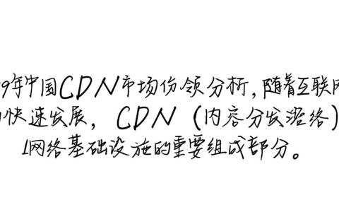 2019年中国CDN市场份额究竟如何分布？揭秘行业格局演变之谜！