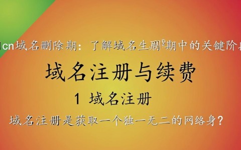 万网cn域名删除期，如何避免意外删除？详细解答及预防措施！