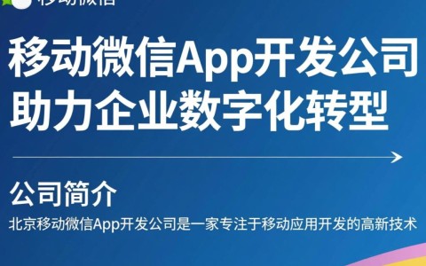 北京移动微信app开发公司有哪些？如何选择优质服务商？