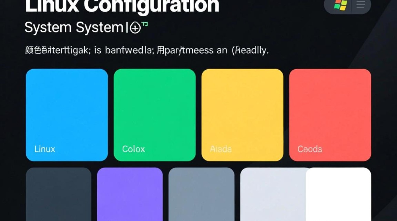 Linux系统配置颜色时，有哪些常见方法或工具可以高效使用？