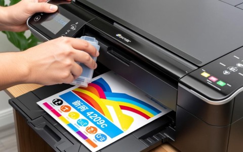 4203cdn彩色打印机更换教程详解，新手必看，操作步骤全解析