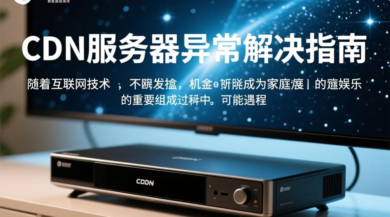 机顶盒CDN服务器异常，有哪些具体步骤可以排查和解决？