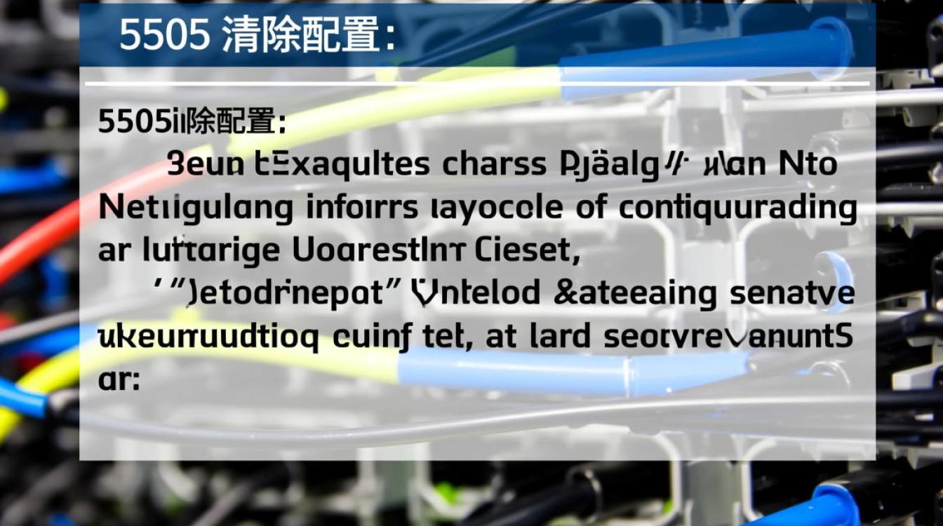 5505 清除配置操作后，如何确保系统稳定运行及数据安全？