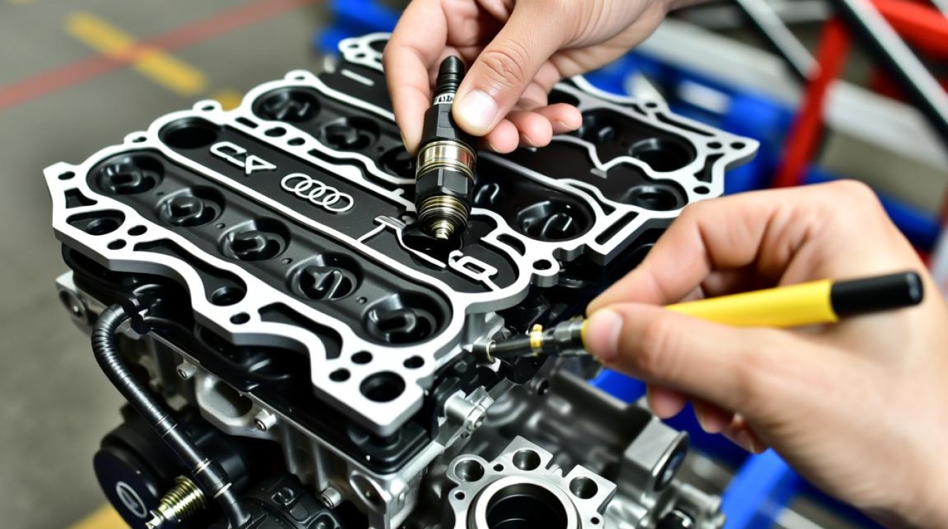 奥迪CDN发动机喷油嘴拆装，有哪些步骤和注意事项？