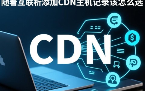 如何从众多CDN主机记录中挑选合适的，以便高效进行域名解析添加？