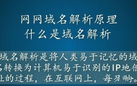 万网域名解析原理，背后是怎样的技术运作机制？
