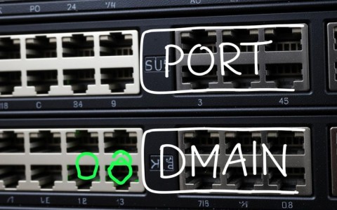 网络连接中，端口如何精确解析为具体域名？