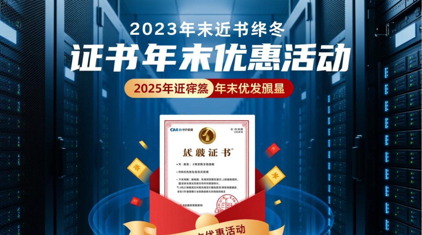 服务器证书年末优惠活动什么时候结束？怎么领最划算？