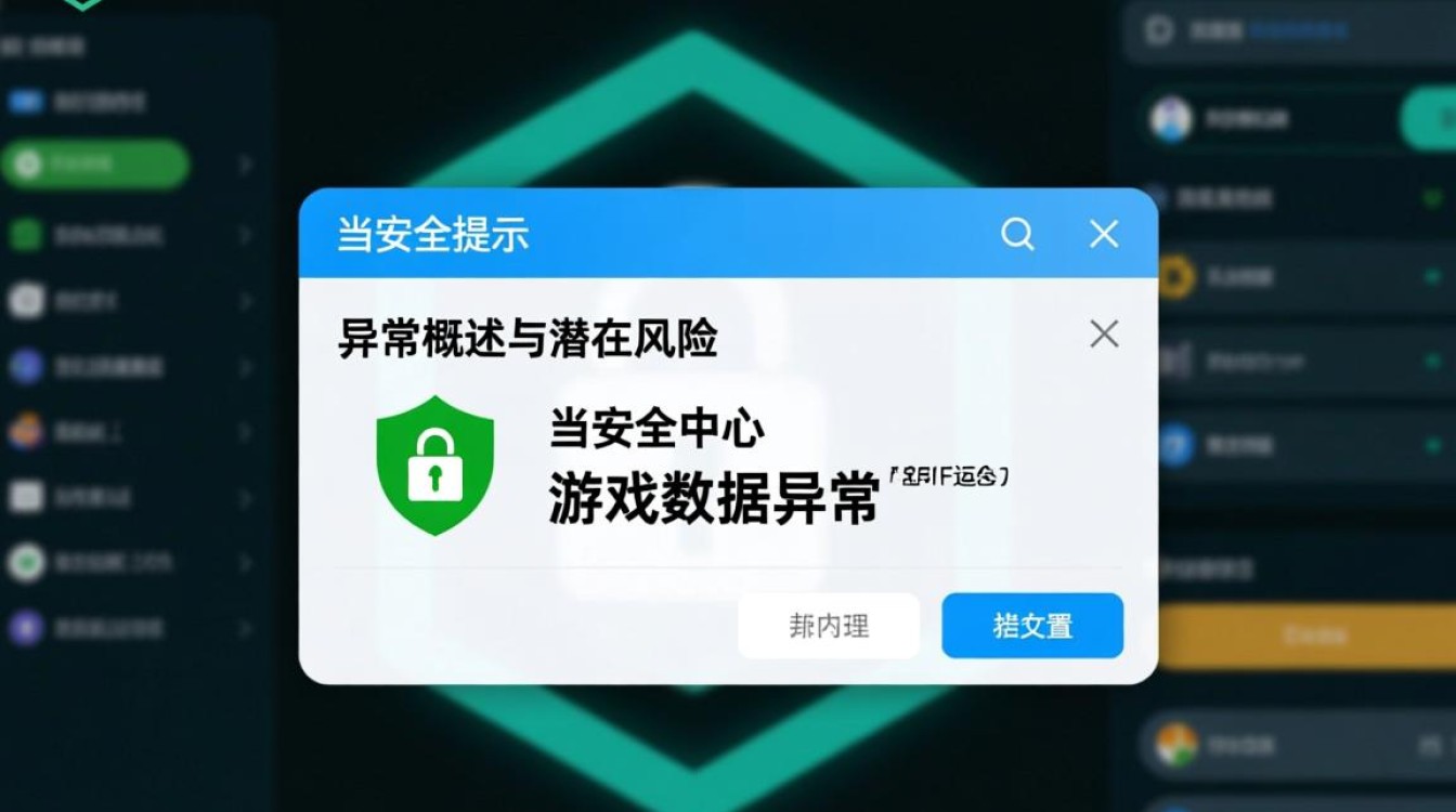 安全中心检测到游戏数据异常，怎么回事？要怎么解决？