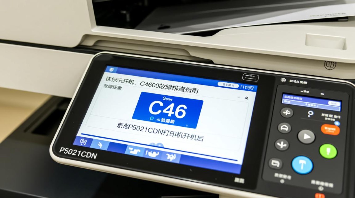 京瓷P5021CDN开机故障显示C4600，这是什么问题导致？