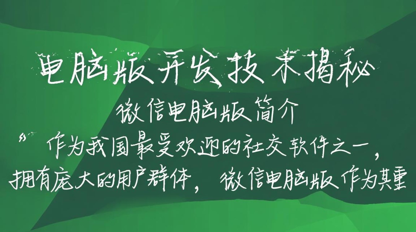 微信电脑版究竟采用何种技术或框架进行开发？