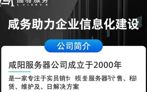 咸阳服务器公司，咸阳地区服务器产业现状及未来发展前景如何？
