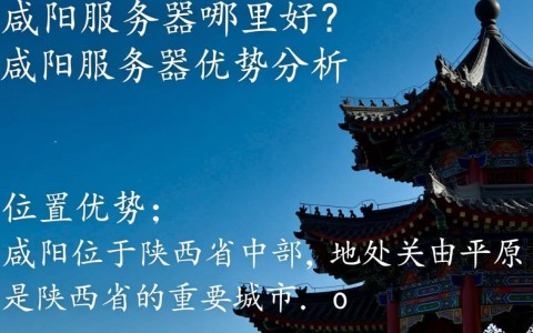 咸阳服务器优质选址疑问多，究竟哪家服务更优？