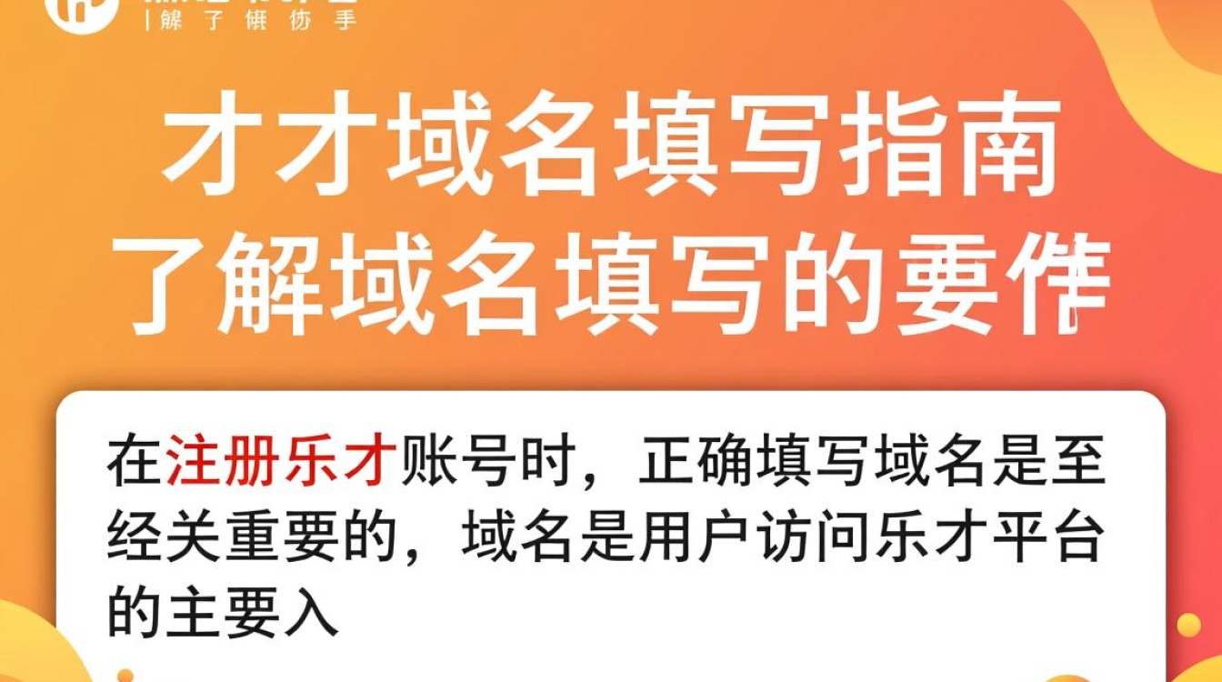 在乐才平台上，如何正确填写和配置域名设置？