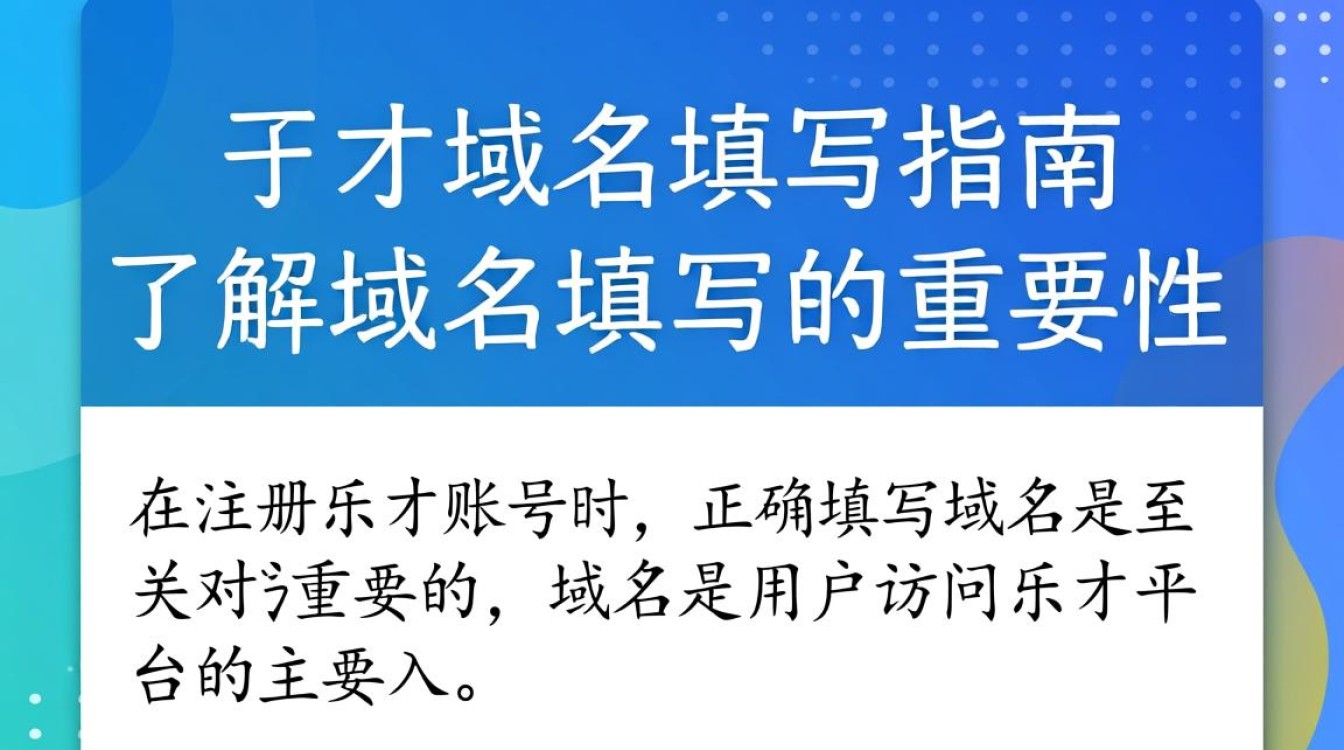 在乐才平台上，如何正确填写和配置域名设置？