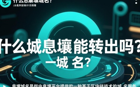 息壤域名转出限制及操作流程揭秘，真的能成功转出吗？