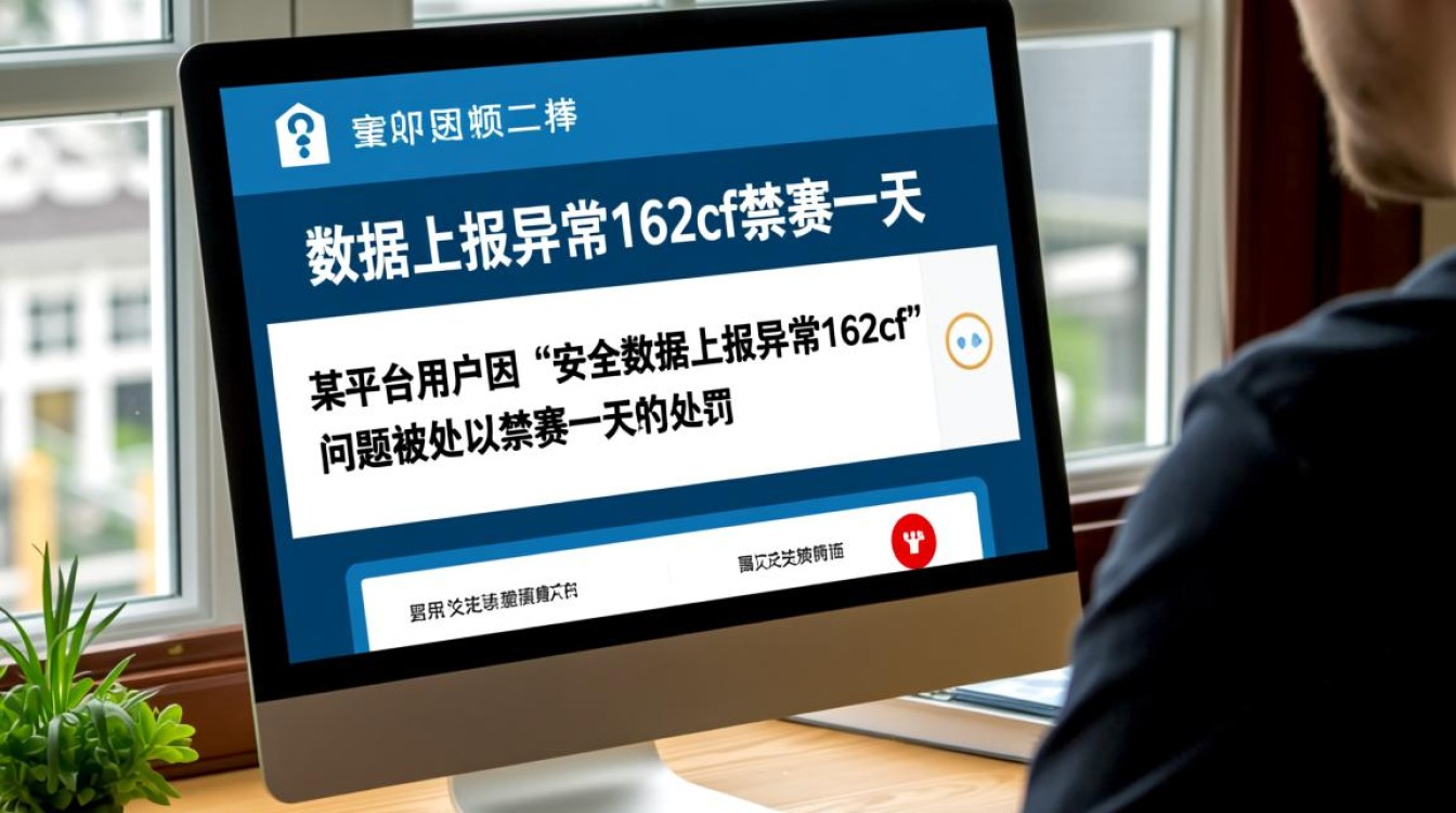 安全数据上报异常162cf禁赛一天，如何解除处罚？