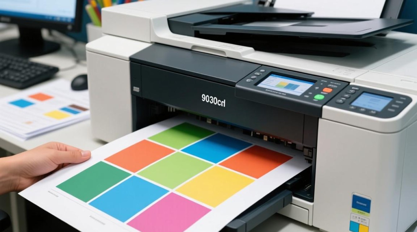 为什么9030cdn打印机打印的纸张会异常发红？