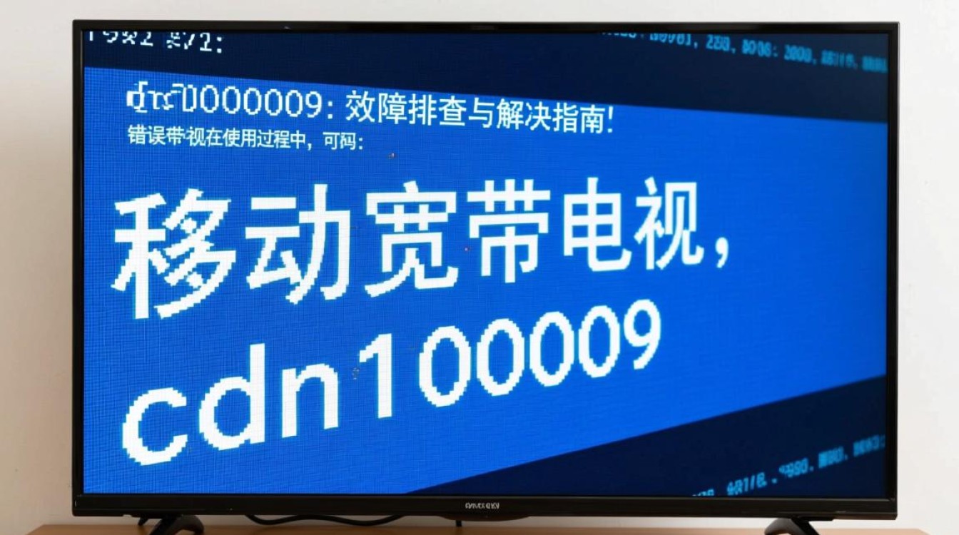 移动宽带电视出现cdn000009错误代码，如何解决？