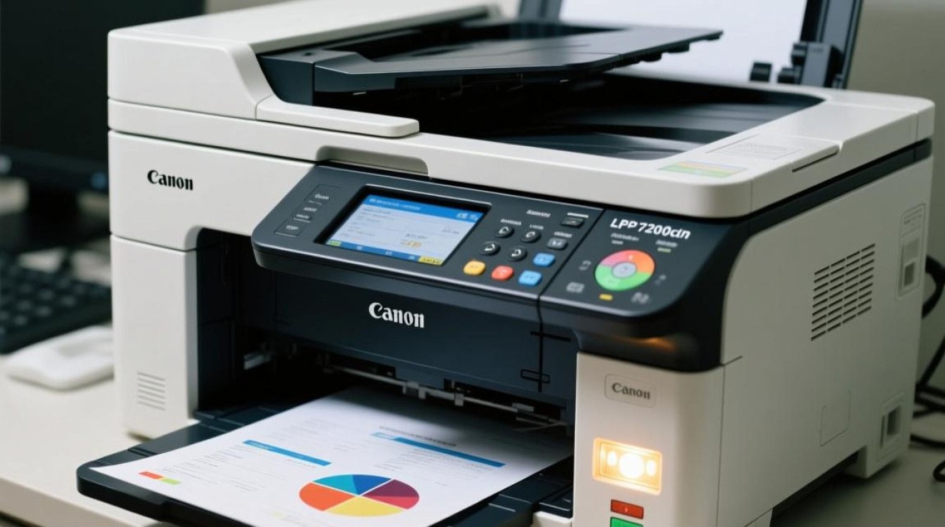 佳能LBP7200cdn打印时卡纸灯亮，是何原因导致，如何有效排除？