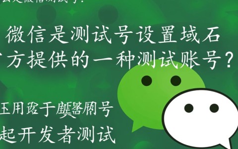 微信测试号如何正确设置自定义域名？注意事项有哪些？