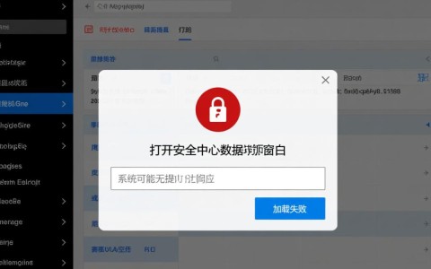 安全中心数据打不开是什么原因导致的？