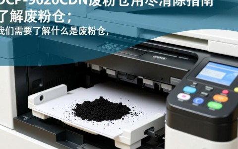 dcp-9020cdn废粉仓满载后，清除废粉的正确方法是什么？