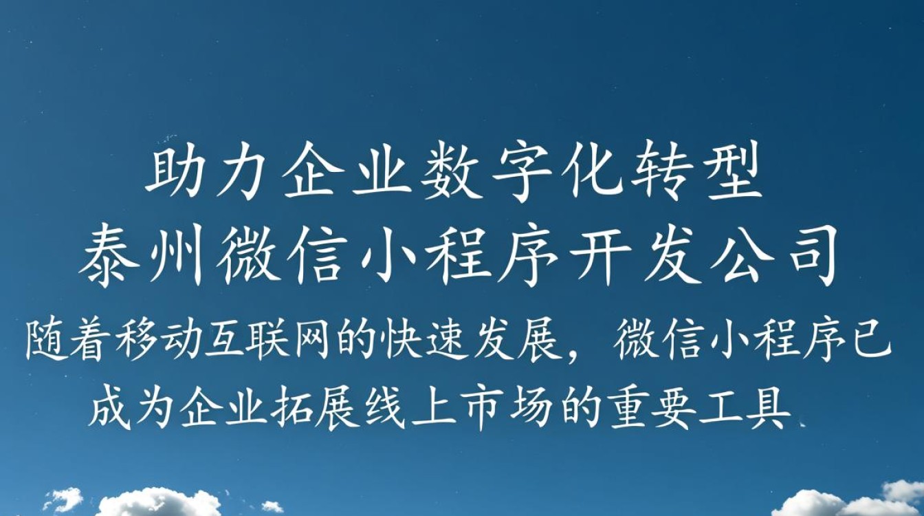 泰州微信小程序开发公司哪家实力强？如何选择合适的小程序开发服务商？
