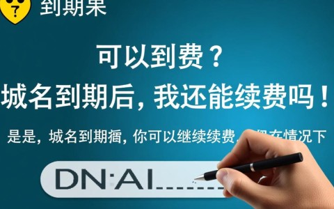 域名到期后，为何不能直接续费？续费流程和注意事项都有哪些？