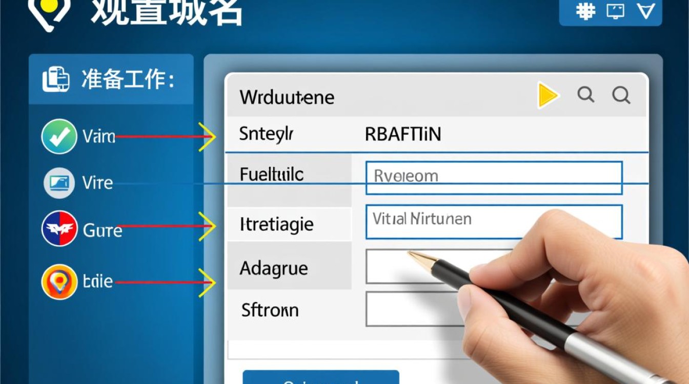 如何正确设置虚拟机中的域名以实现网络访问？