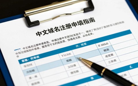 中文域名注册申请表使用指南及常见疑问解答？