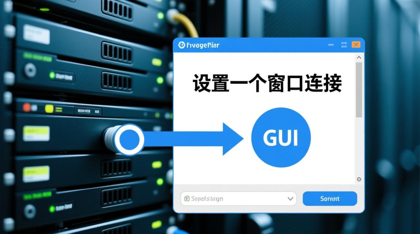 服务器设置一个窗口连接