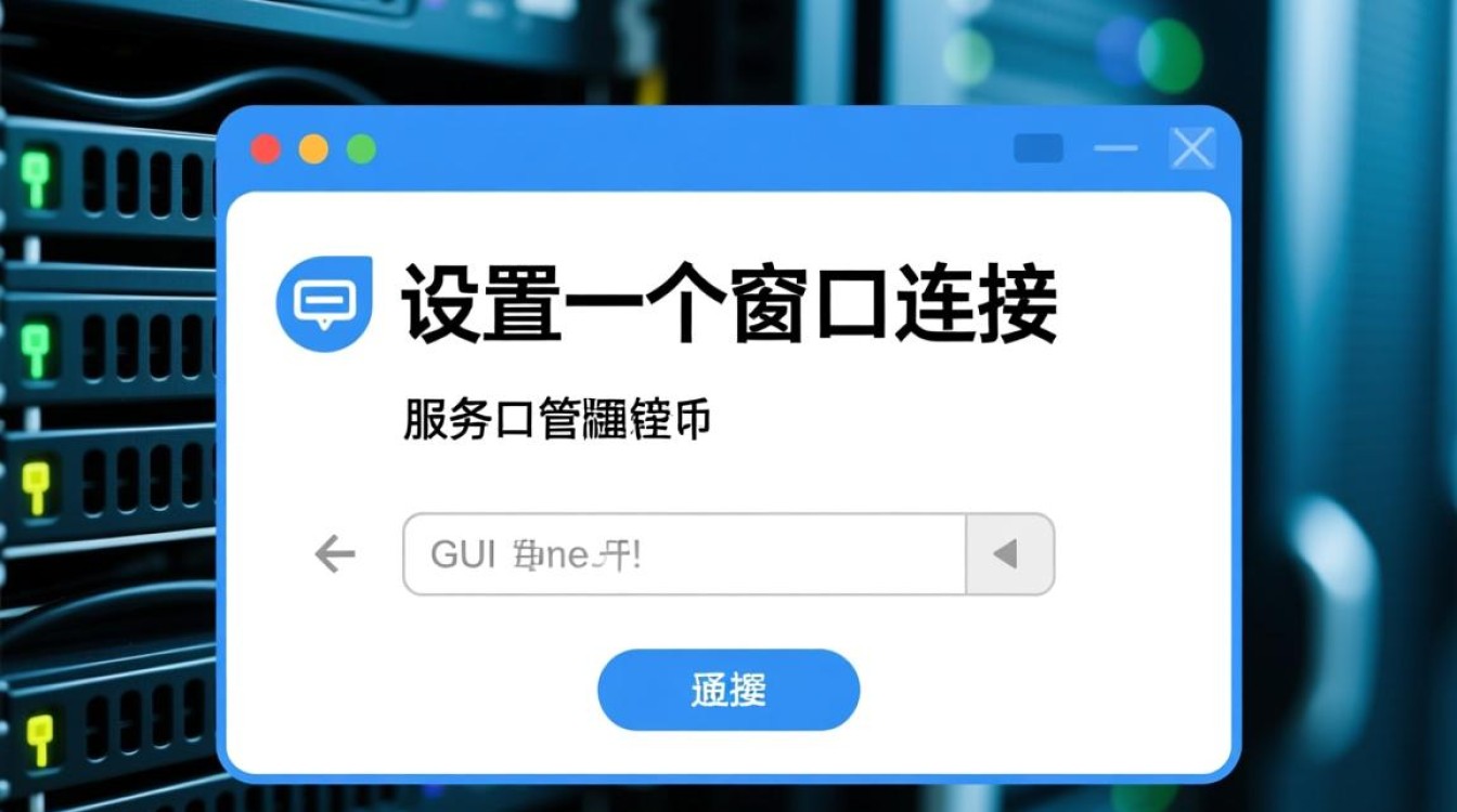 服务器设置一个窗口连接