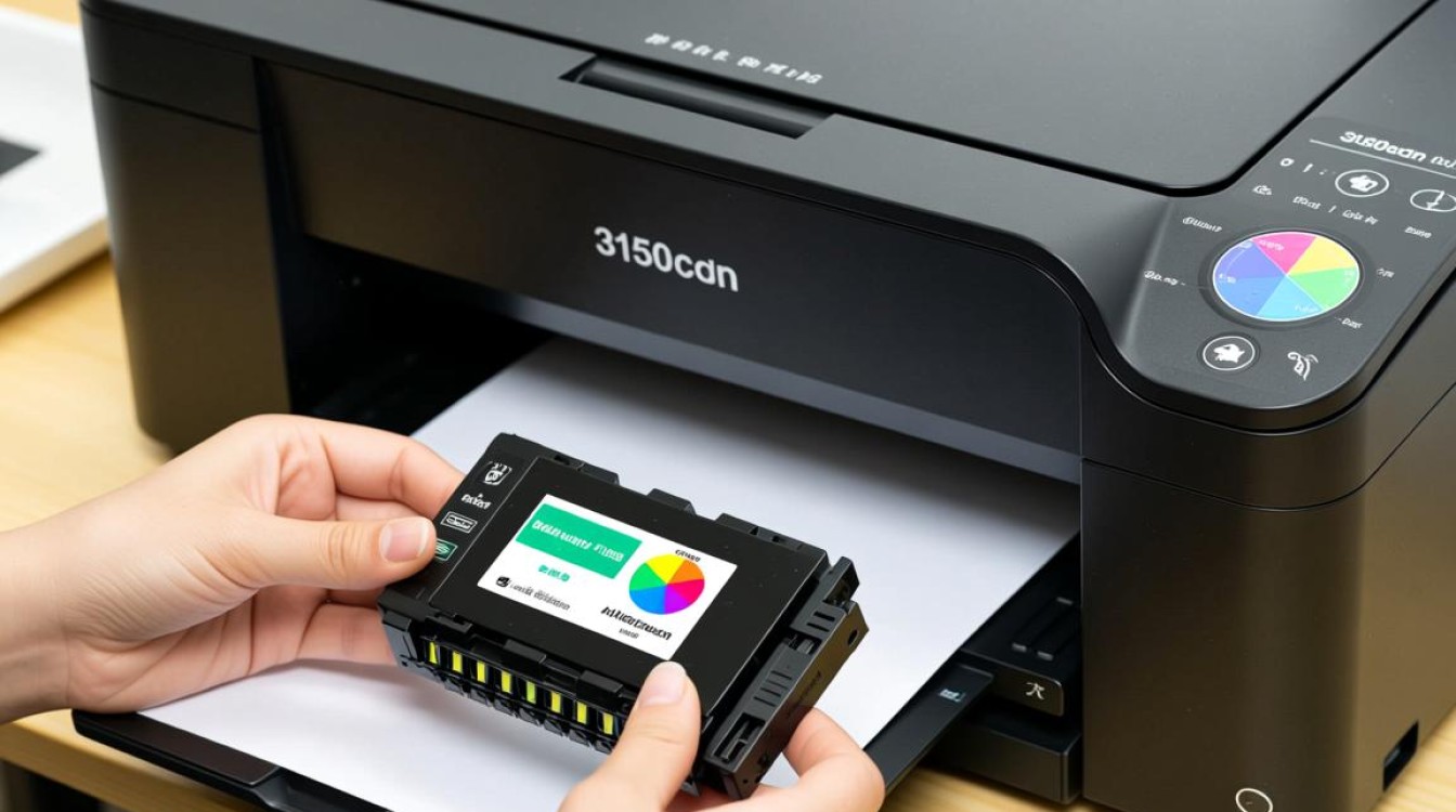 3150cdn更换墨盒后打印仍模糊？墨盒问题还是其他原因？