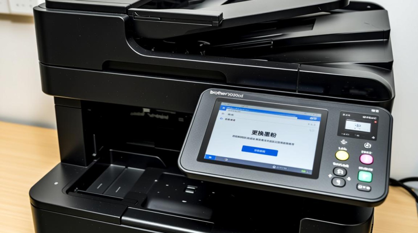 更换9030cdn墨粉后为何仍显示更换提示？