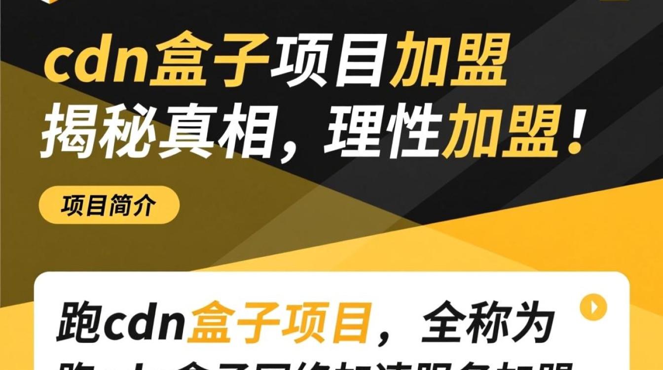 跑cdn盒子项目加盟，揭秘背后真相，是骗局还是良机？